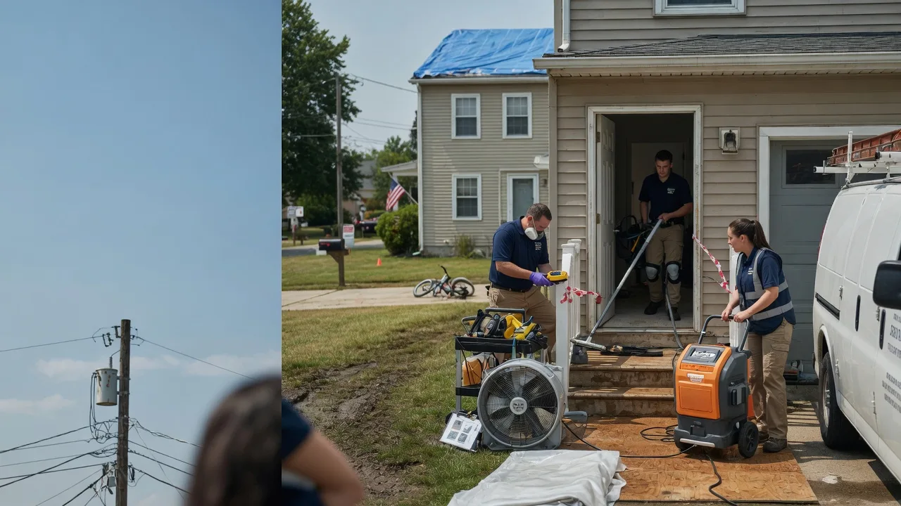 Water Damage Repair in Thornville, OH near me